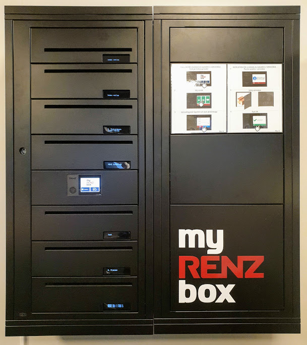 Paketleverans i myRENZbox e-Line servicebox