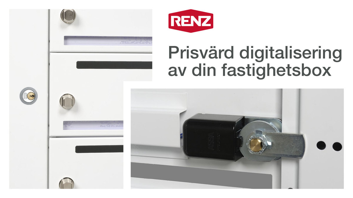 RENZ Classic – förmodligen Skandinavien mest kostnadseffektiva elektroniska fastighetsbox