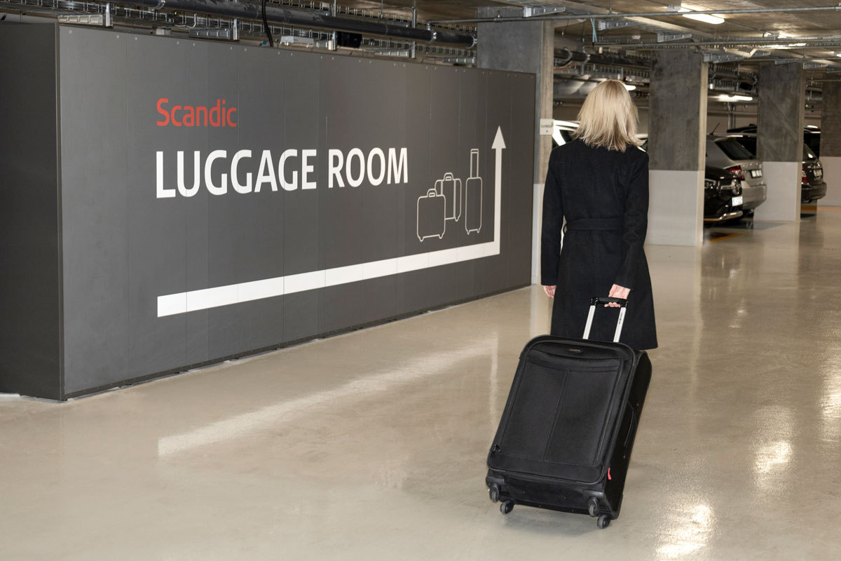 Smart bagageförvaring i samarbete med Scandic Hotels
